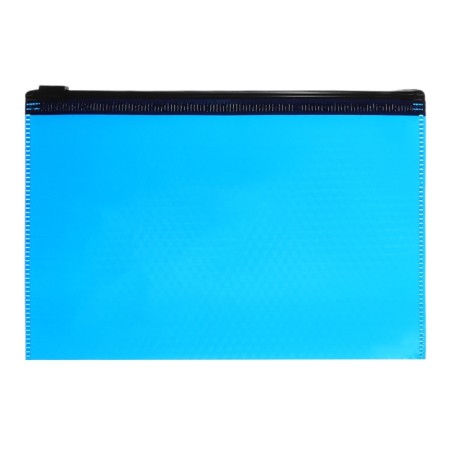 The convert folder on the ZIP-Molniya C6 (175x117 mm), 180 μm, Erichkrause "Diamond Total Blue", translucent, embossing, blue-3