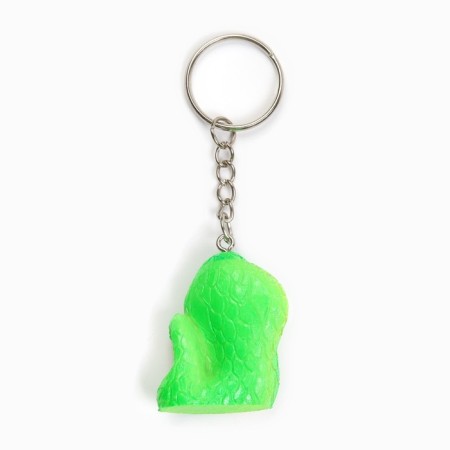New Year's keychain for keys, voluminous "New Year: a snake with a coin" 2.7 x 8.5 cm-6