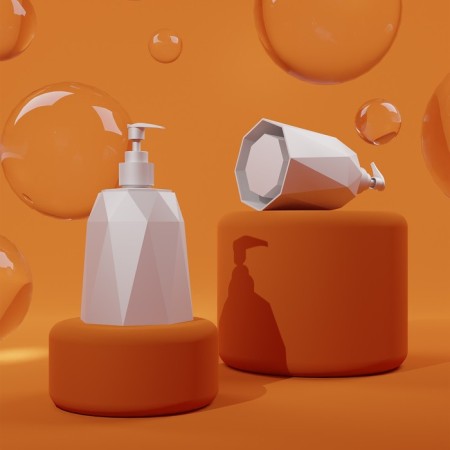 Prisming soap dispenser, 330 ml, white color-10
