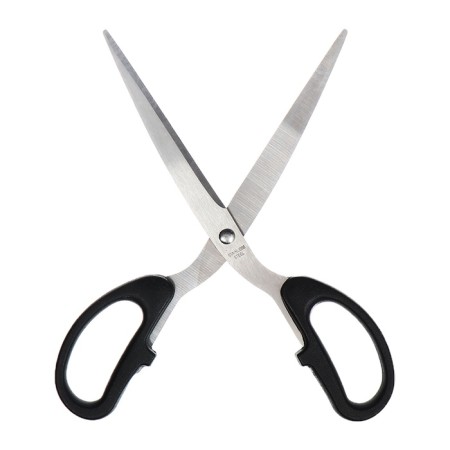 Chancellery scissors 21.0cm office plastic handles, euro suspension-3