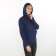 Female hoodies, blue color, size 46