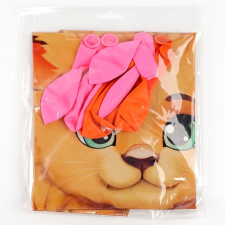A set of balloons "Leo", foil, latex, 9 pcs.-2