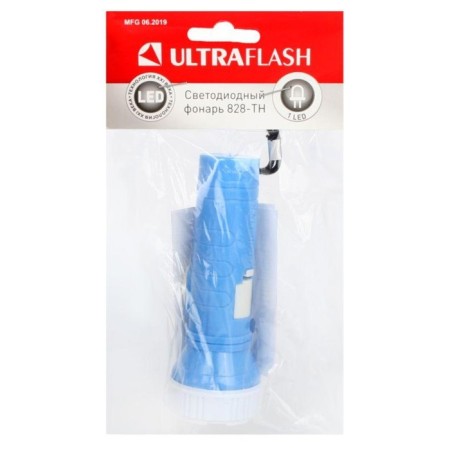 Light 828-Th (1LED 1 mode 3XAG10; blist package; pigeon) Ultraflash 12395