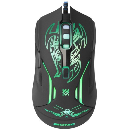 Mouse Defender Bionic GM-250L, wired, game, optical, 3200DPI, black-2