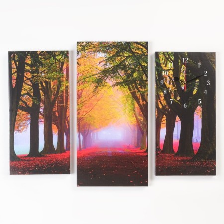 Wall module watches, series: nature, "trail", 60 x 80 cm