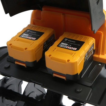 Cultivator battery DEKO DKET40, 40 V, 2x4 Ah, 150 rpm, width/depth 36/18 cm-4