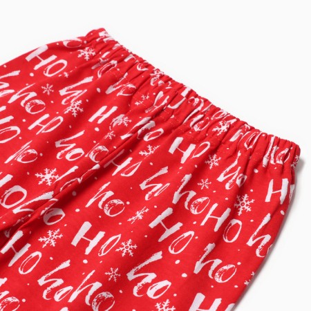 Pajamas for a boy, red color, height 128 cm-4