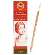 Artistic pencil Cretaceous 4.2 mm, Koh-I-Noor Gioconda 8801, White, L = 175 mm