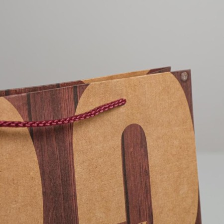 Package Gift Craft Vertical, Packaging, "February 23", Ml 23 x 27 x 8 cm-2