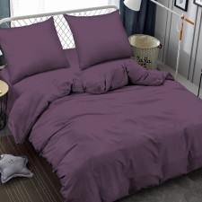 Постельное бельё 2 сп Amore Mio, размер 180х210 см, 175х215 см, 70х70 см - 2 шт, цвет фиолетовый