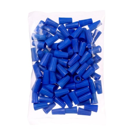 Connecting insulating clamp for SIZ-2, 2.0-4.5 mm wires, blue, set 100 pcs-1