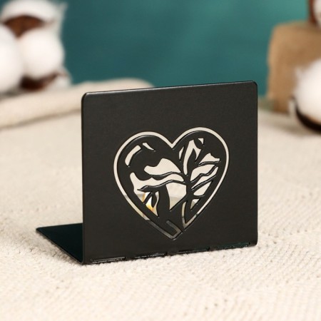 Climb "Heart" 6x5cm, black-1