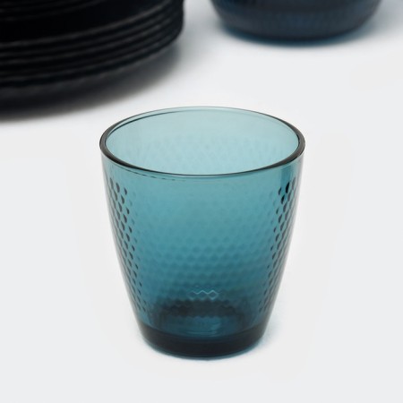 Table Glass Set "idyll", 43 objects, color London Topaz-6