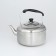 A kettle with a stainless steel whistle, 6 liters, the color is chrome