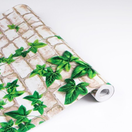 Film self -adhesive brick with a bindweed 10m*45cm