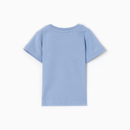 T -shirt for a boy, blue color, height 80 cm-3