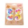 Candles in the pony cake, size 1 candle 4 × 4.4cm, set 4 pcs