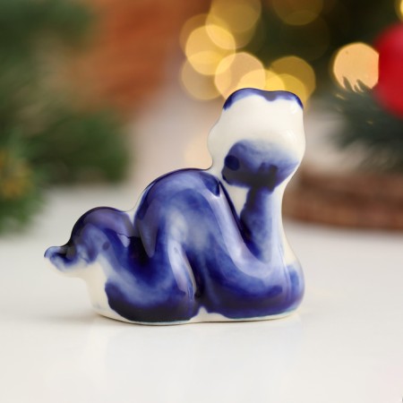 Souvenir "Snake Vanya", Gzhel, 4 cm-2