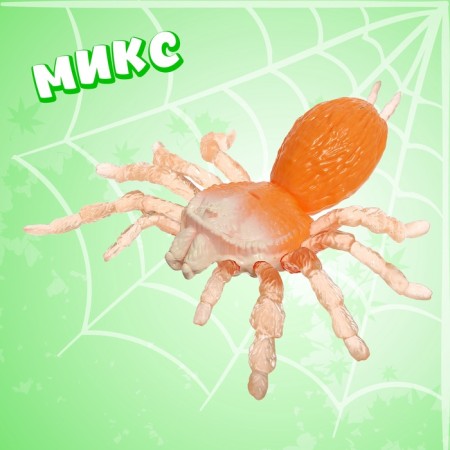 Toy-jerk "Spider", with silicone legs, mix-5