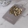 Earrings Metal "Atmosphere" pebbles, color gold
