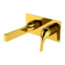 Wasserkraft sauer 7130 shell mixer, built -in, single -rose, brass, gold