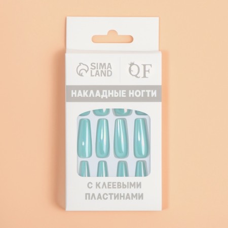 Poaring Faluses, 12 pcs, with adhesive plates, ballerina shape, blue-4