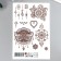 Tattoo on the body "like mehendi" 10x15 cm