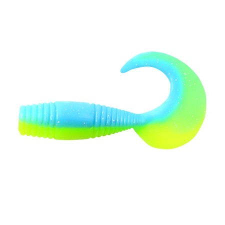 Twizter Yaman Pro Spry Tail, 7.6 cm, color #18-reiCe chartreuse, packaging 8 pcs.