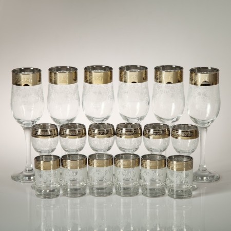 Mini-bar 18 objects champagne carousel engraving, dark 200/55/50 ml-3
