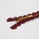 Metal zipper, No. 3, non -proceeding, automatic lock, 60 cm, burgundy/gold color