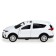 Metal machine Toyota RAV4, 12 cm, opening doors, inertial, white color