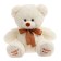 Soft toy "Bear Toptyka", Milk color, 70 cm