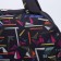 Sports bag with lightning, external pocket, black color