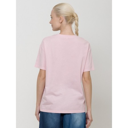 Female T -shirt, size XS, pink color-1