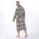 Male robe, brown color, size 56