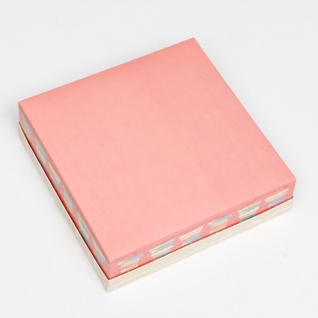 Folding box, "holiday balls" 23 x 23 x 6.5 cm-4