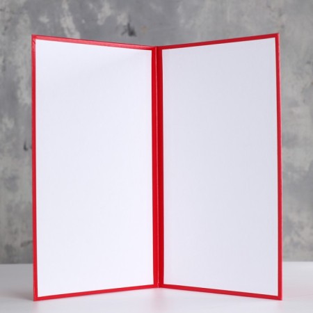 Address folder "Congratulations" Red, Bumvinyl, A4-1