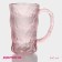 Glass glass "Ice", 340 ml, pink color