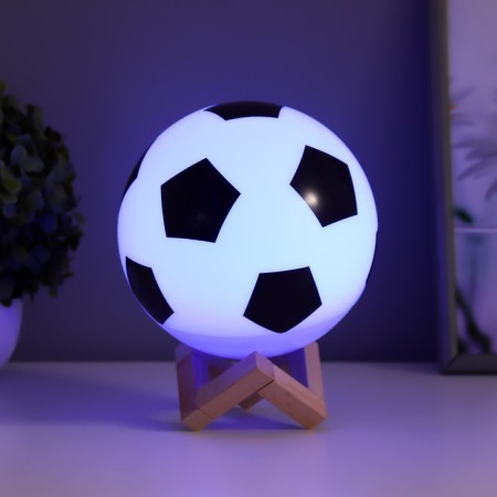 Nightlight "Football" LED 3W USB AKB White 15x15x19 cm-6