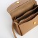 Bag Women's Messenger on magnet, beige color
