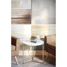 Bruno's table, 575 × 757 × 500 mm, white marble