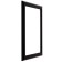 Frame for paintings (mirrors) 21 x 30 x 2.7 cm, plastic, calligrata 6472, black