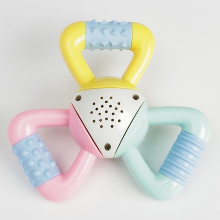 Developing toy - rattle "Ball - ratchet", color mix, crush me-1
