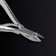 Manicure nippers for the cuticle Premium, 10.4 cm, blade length - 9 mm, silver color