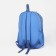 School backpack from textiles on lightning, 3 pockets, blue color