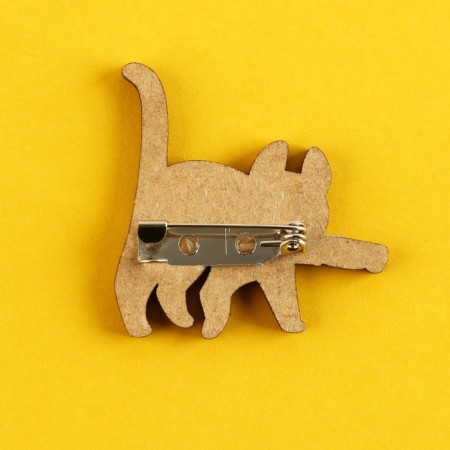 Wooden icon "Do not take me", a series of memes, 3.5 x 3.3 cm-2
