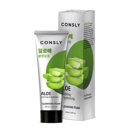 Sedding creamy foam for washing Consly with aloe vera extract, 100 ml-2