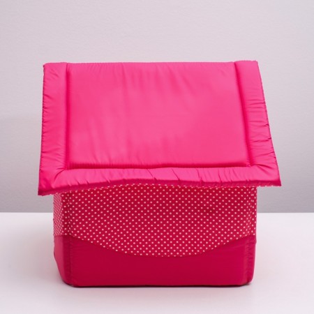 House "Tenderness", 34 x 32 x 37 cm, pink-2