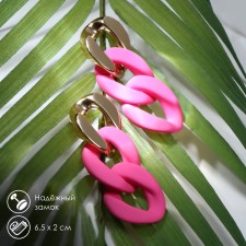 Earrings plastic 