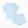 Kit for children (T-shirt and shorts) minku, blue color, height 80-86